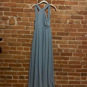 Lulus blue halter dress